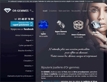 Tablet Screenshot of bijouterie-or-gemmes.com